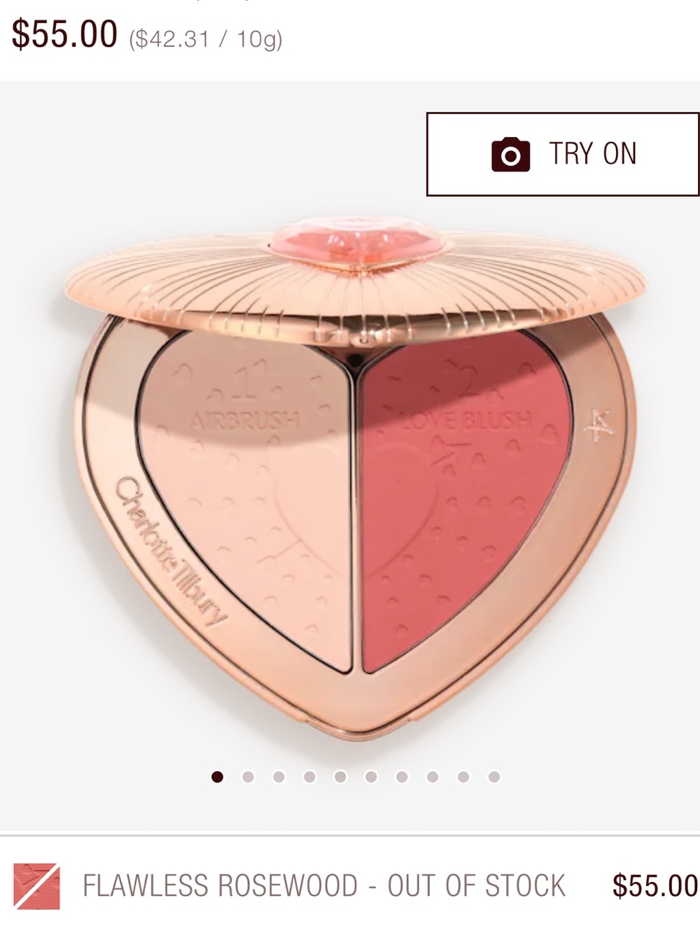 NWT🌷Charlotte Tilbury Pillow Talk Beauty Soulmates Palette in “Flawless Pink” - Picture 11 of 15